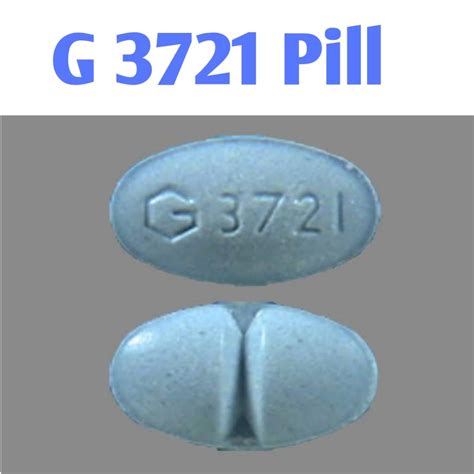 Blue oval pill with g3721. Things To Know About Blue oval pill with g3721. 
